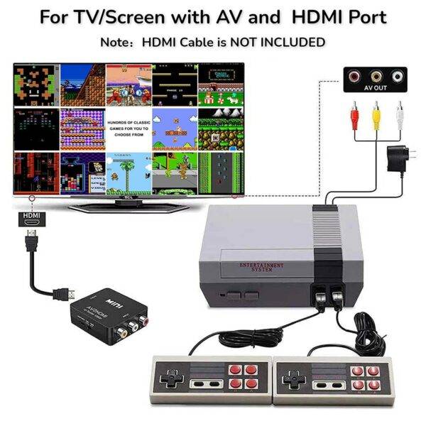 Aerbes AB-R001 Game Console With Built In 620 Classic Games