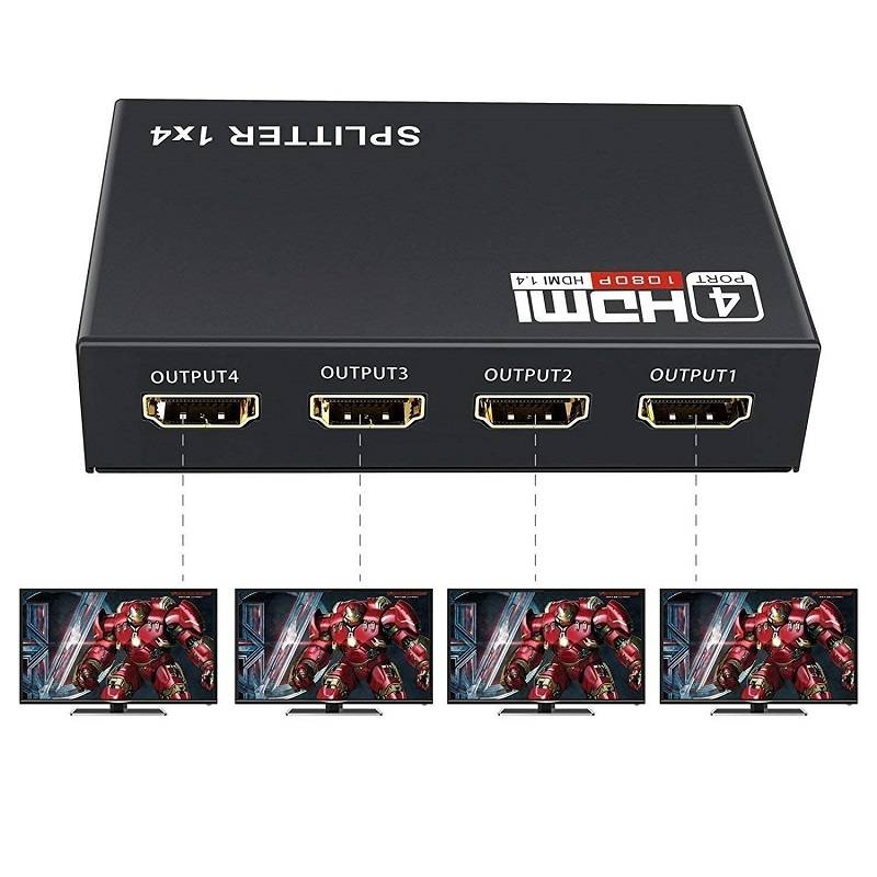 HDMI Splitter 4 Port 1080P
