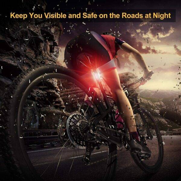 FA-056 Rechargeable Bicycle Back Light Red