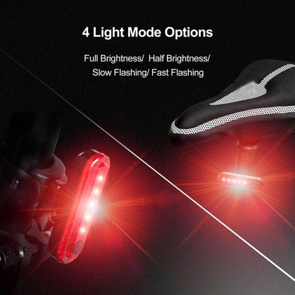 FA-056 Rechargeable Bicycle Back Light Red