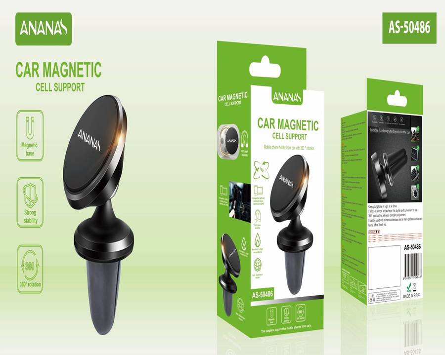 Ananas AS-50486 Car Air Vent Magnetic Phone Holder