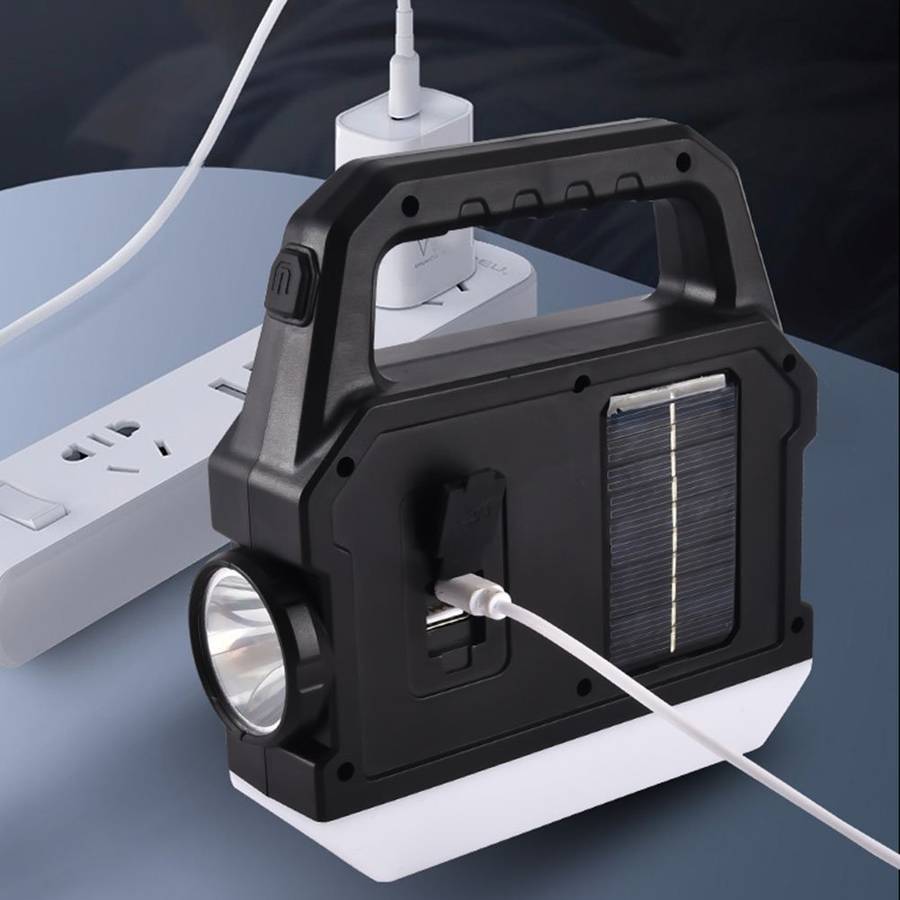 FA-XF-528A Rechargeable Solar Powered Portable COB Light