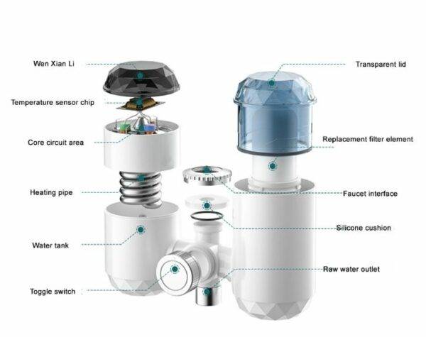 Multi Immediate Hot Electric Water Heater With Purifier