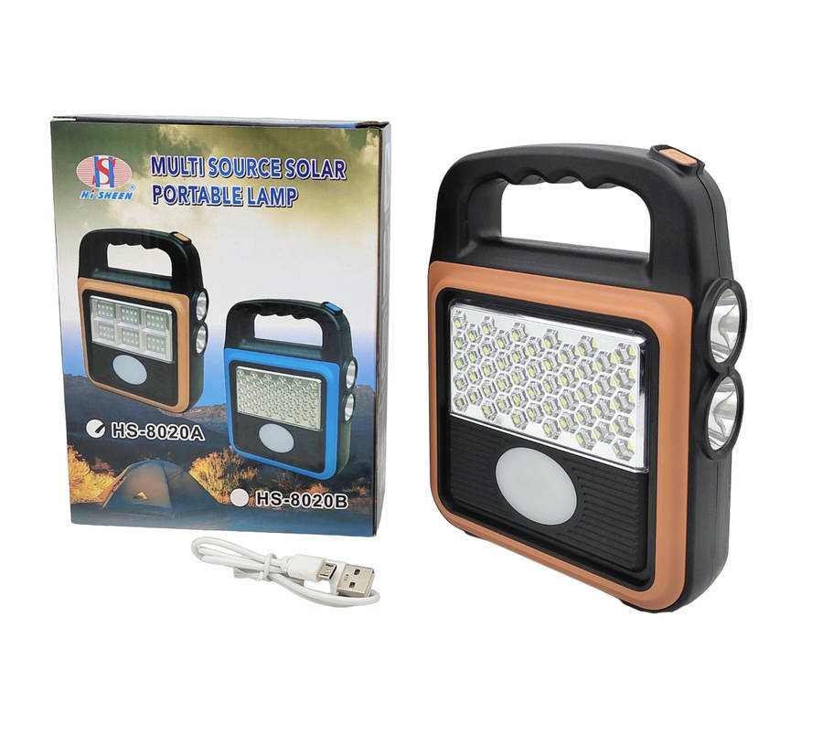 FA-8020B Rechargeable Solar Powered Emergency Light