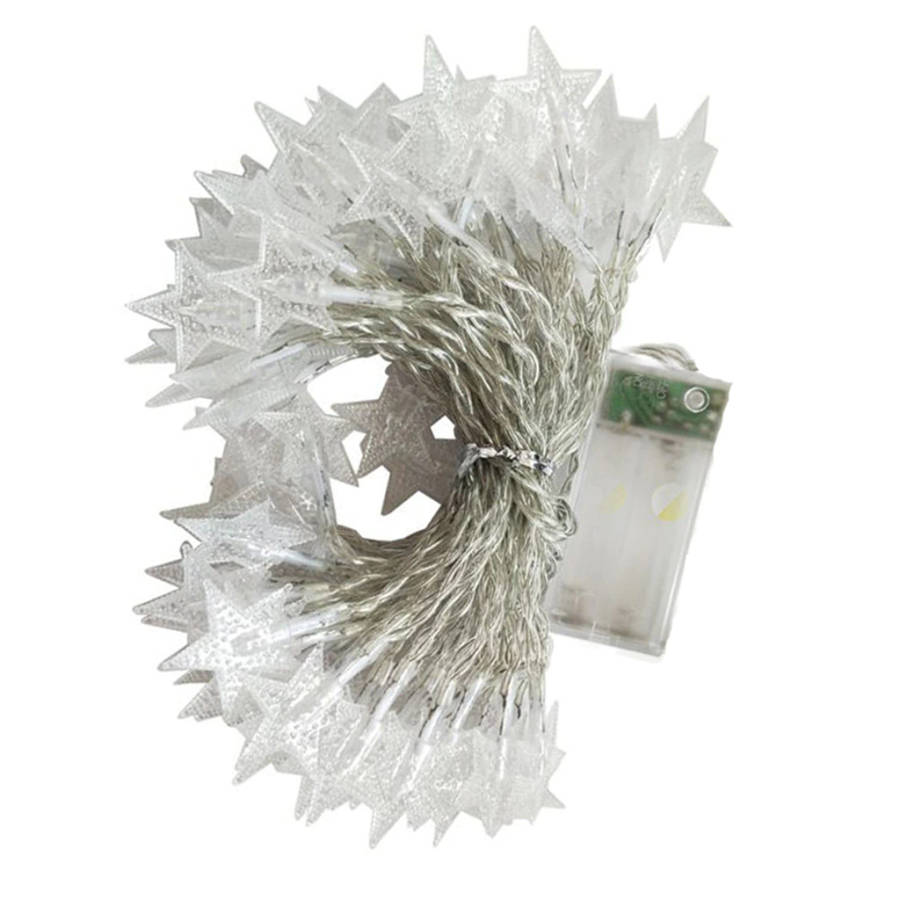 JG3108 5M Battery Operated Star Christmas String Light