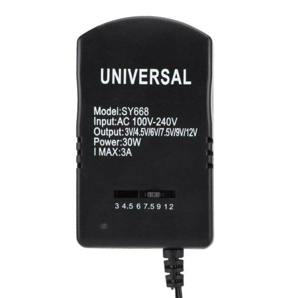 SE-P030 30W 3V-12V Adjustable Voltage Charging Power Adapter With 6 Connectors