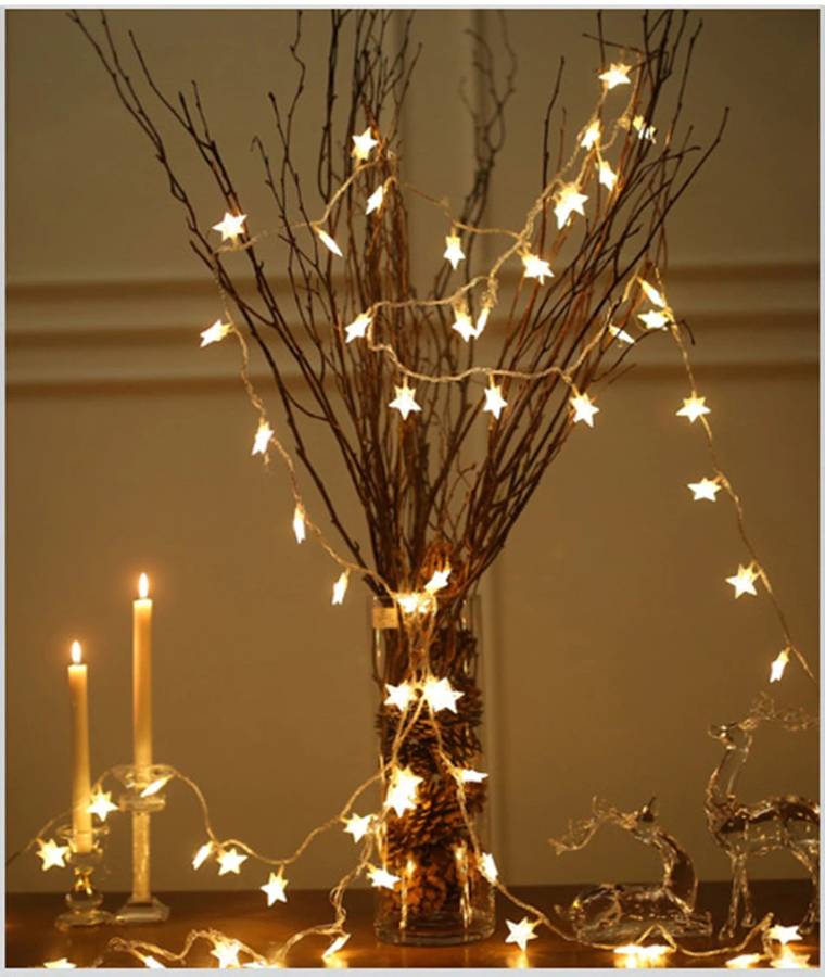 JG3108 5M Battery Operated Star Christmas String Light