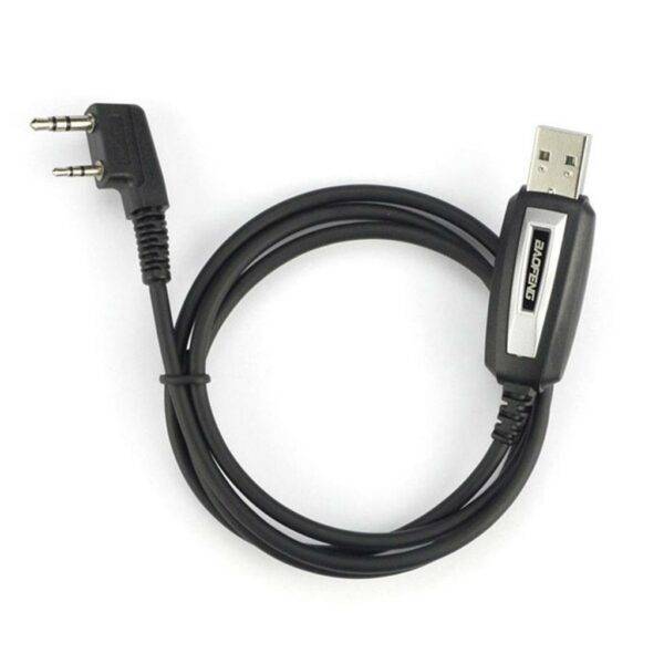 USB Programming Cable For Baofeng, Kenwood With Driver CD - Black