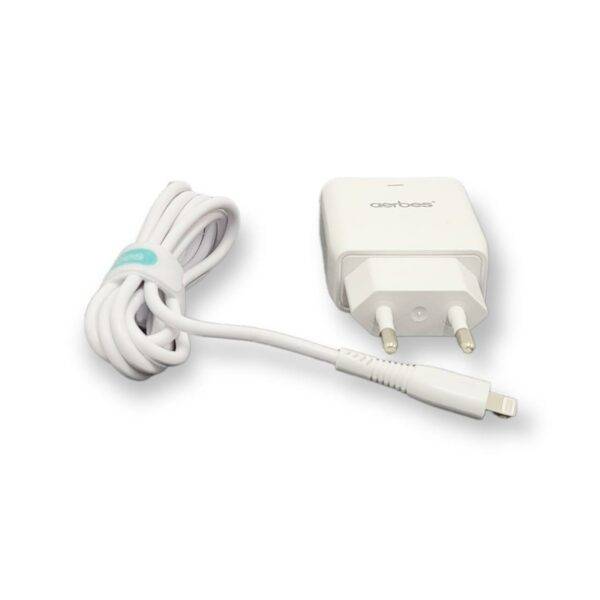 Aerbes AB-S630i iPhone 2,4A Charger With iPhone Cable 1m
