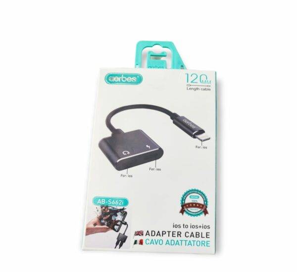 AB-S662i 2 In 1 Lightning To Lightning And Lightning Adapter Cable