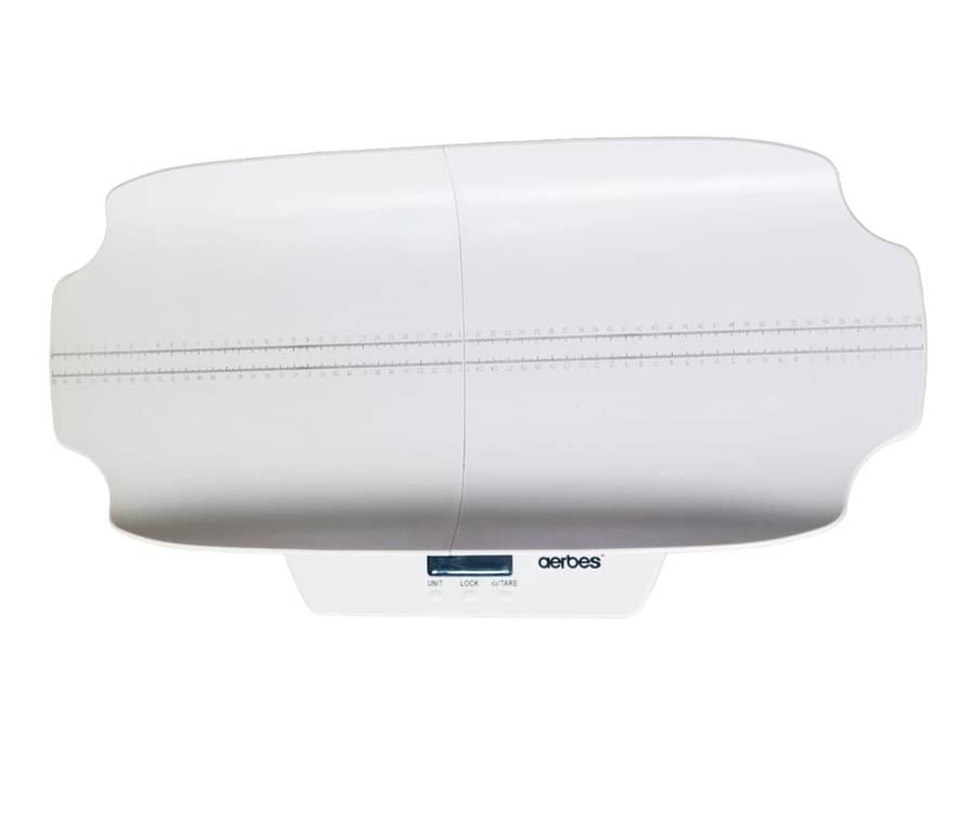 Aerbes AB-J398 Baby Weight Scale With Height Measurement,Anti Roll Over Design
