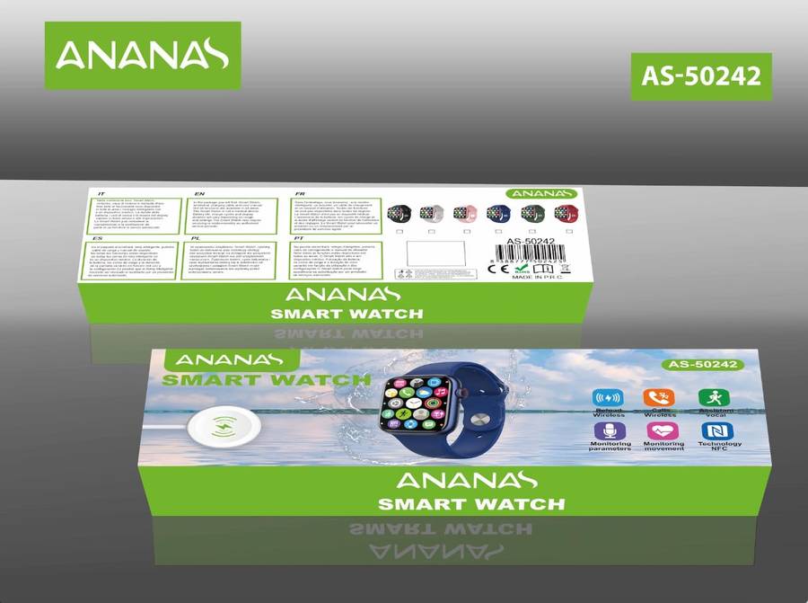 Ananas AS-50242 Bluetooth Smart Watch