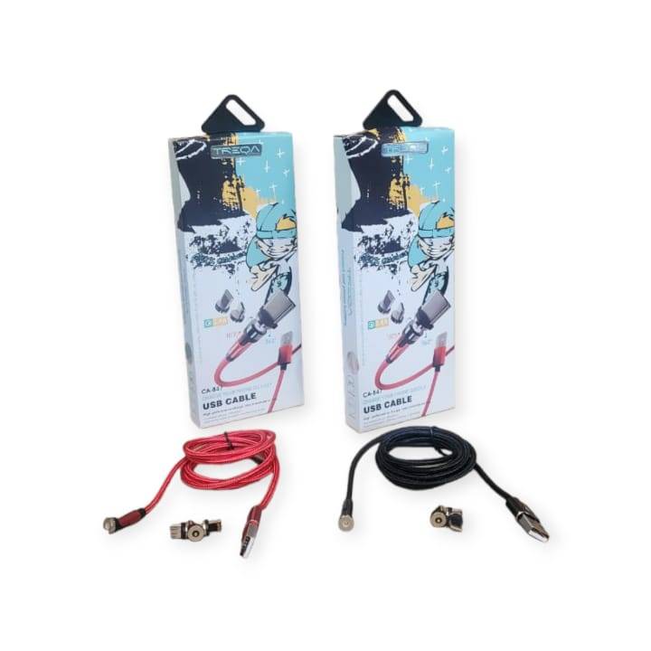 Treqa CA-847 Magnetic 3 in 1 Cable Type C. Lighting And V8 3.4A