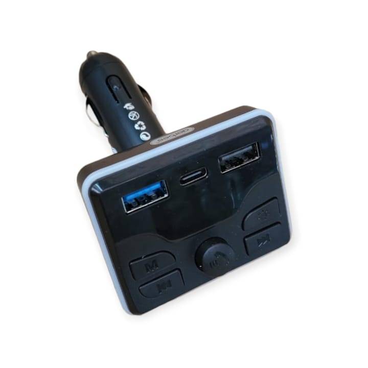 Aerbes AB-CZ02 Wireless RGB Car MP3 Player FM Transmitter With Remote Control