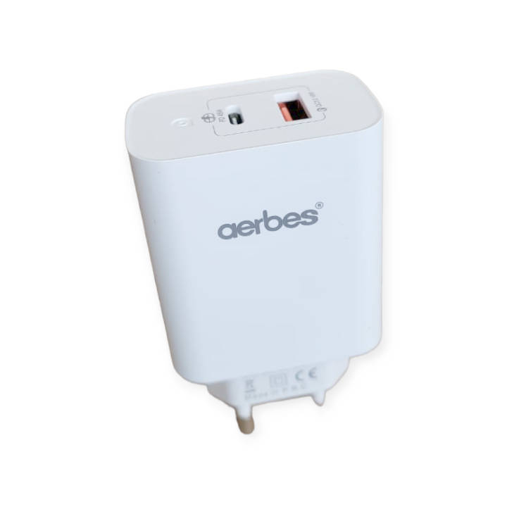 Aerbes AB-SJ28 QC3.0 18W + PD45W Quick Charging Intelligent Charger