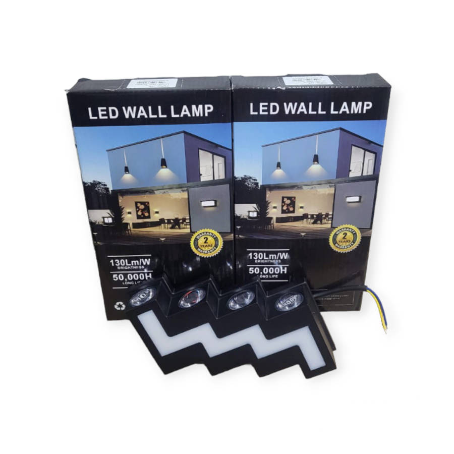 12W Double Sided LED Wall Lamp 3000K 8 LEDS