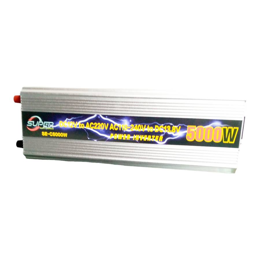 SE-C5000W Power Inverter 12V DC To 220V AC  5000W