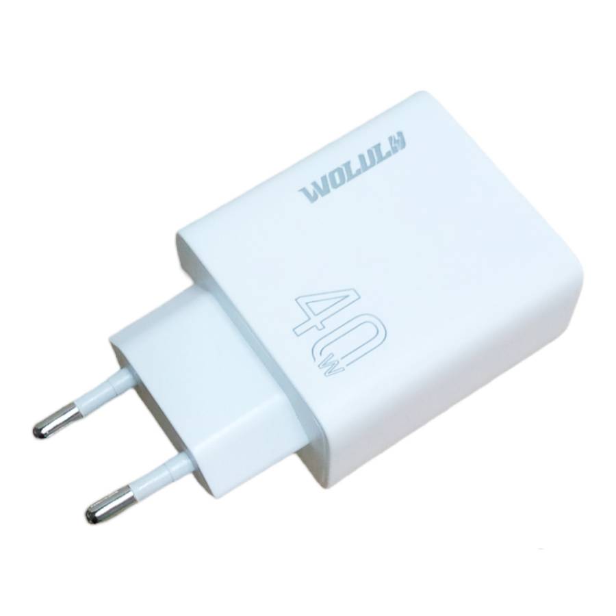 Wolulu AS-51458 Dual PD Charger 20W+20W