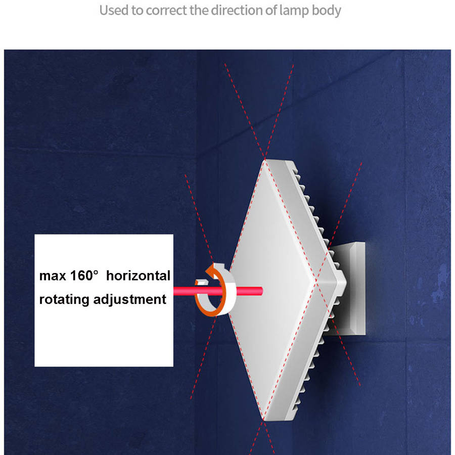 FA-30W E27 LED Square Light 30W 60 Degree Rotation