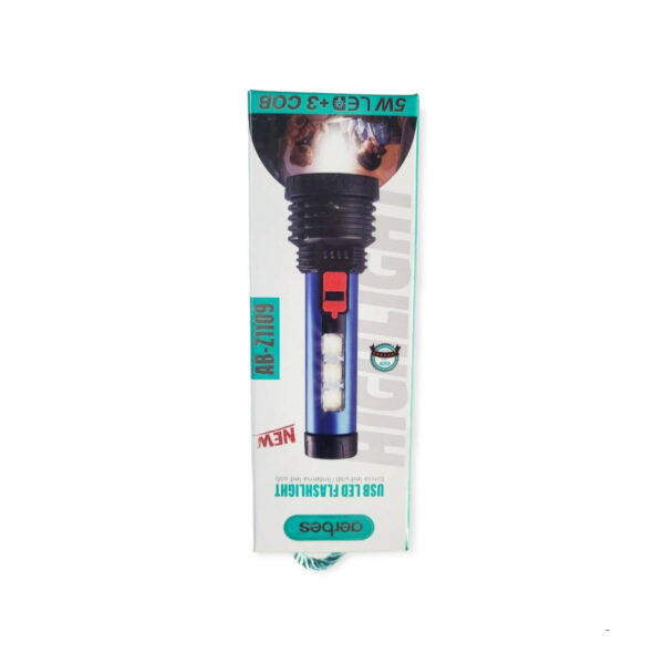 Aerbes AB-Z1109 Portable USB Rechargeable LED Flashlight