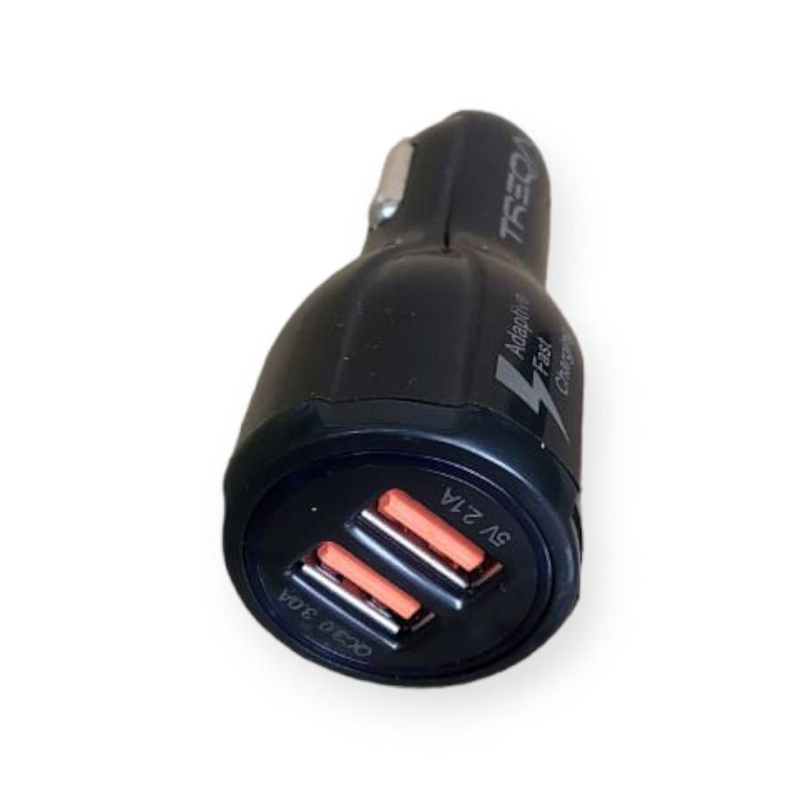 Treqa CS-207 Dual USB Port Car Charger 5.1A
