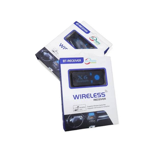 BT-X6 Bluetooth 5.0+DVR Stereo Audio Receiver Aux With 3.5mm Jack Car Receiver
