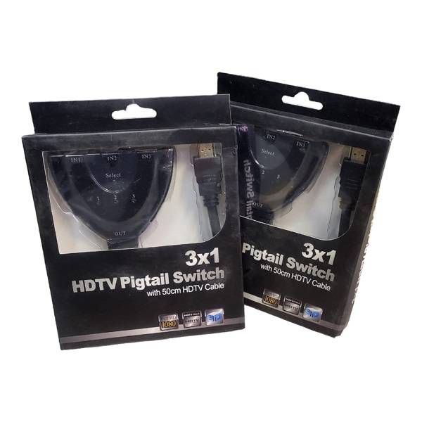 SE-LH3-1 HDMI Switch 1080P 3-in-1 Switcher
