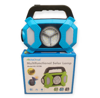 FA-7678B 20W Hello Cloud Multi-functional Portable Solar LED Light