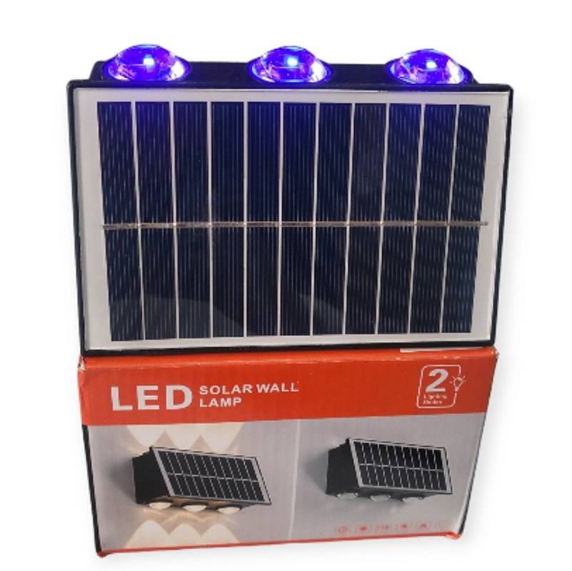 FA-K03C Triple Light Source Solar Powered Sensor Wall Light RGB With 2 Lighting Modes