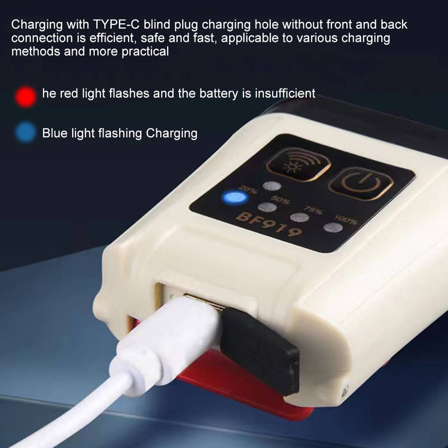 FA-919 Rechargeable COB Cap Clip  On Bicycle Light