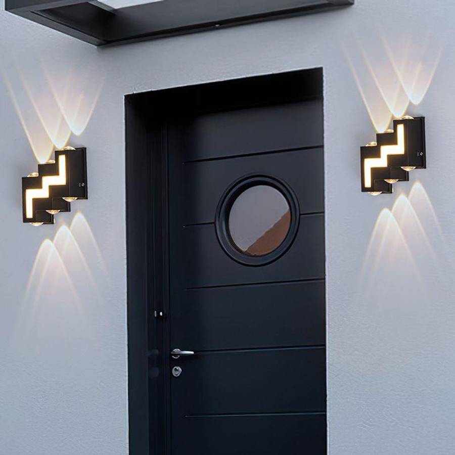 12W Double Sided LED Wall Lamp 3000K 8 LEDS