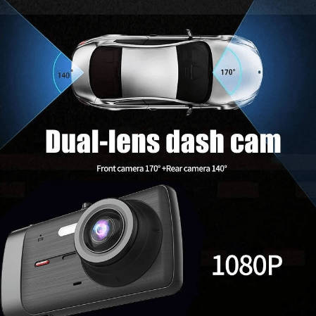 Aerbes AB-Q608 4.0 inch 1080p Dash Cam With Rear View Camera
