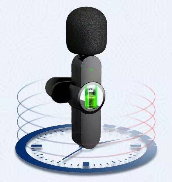 K8 Type C Wireless Lavalier Portable Audio Video Recording Mini Microphone