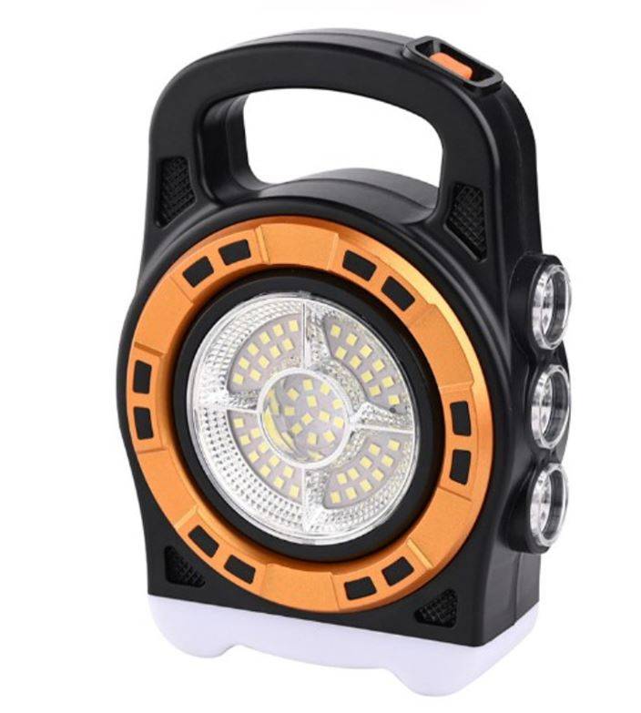 FA-6678L 20W Solar Powered Portable LED Light With 3 Light Sources and USB Charging