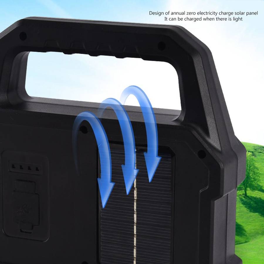 FA-XF-528A Rechargeable Solar Powered Portable COB Light