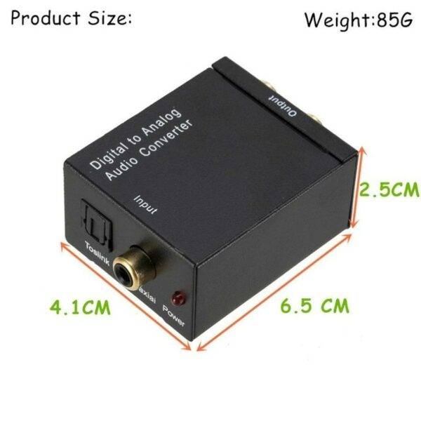 Digital To Analogue Audio Convertor With Plug