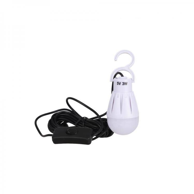 FA-T03 Multifunctional Rechargeable Solar Powered Speaker Light With 3 Bulbs