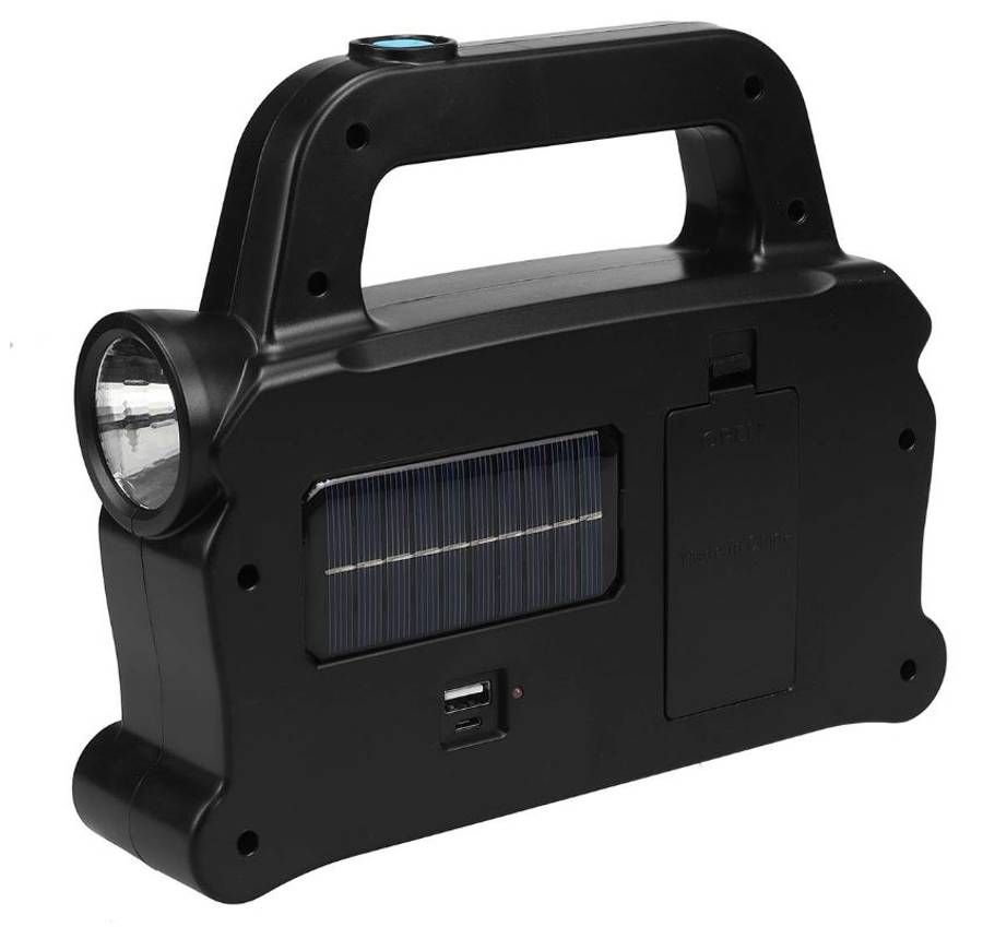 FA-6168 Hurry Bolt Solar Powered Work Light With USB Charging Function