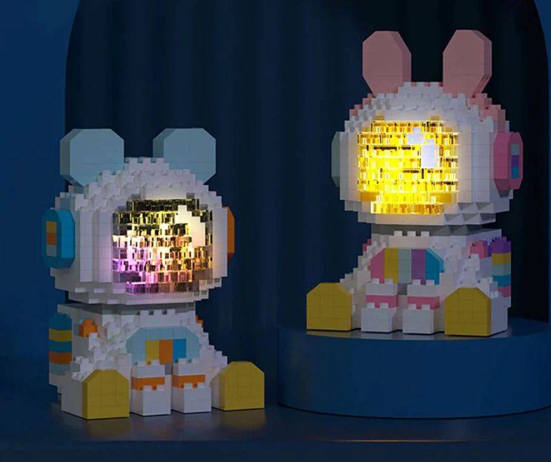 6011 Andy 520PCS Space Blocks With LED Light