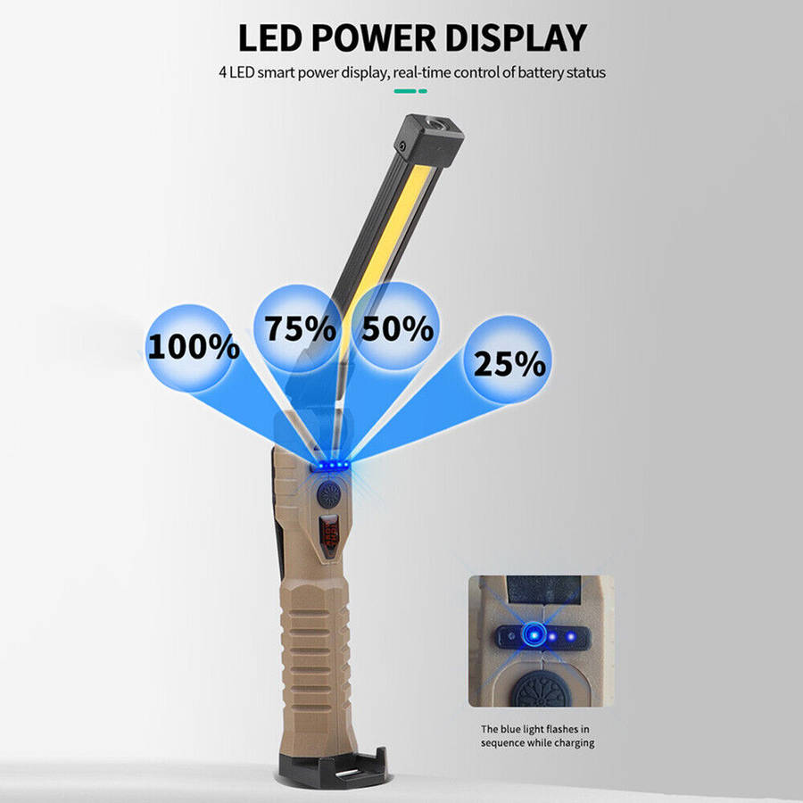 Aerbes AB-Z1135  Rechargeable Portable COB  Foldable Work Light