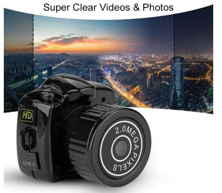Y2000 Pocket Spy Camera Micro Smallest Portable HD with Micro SD Card Slot DVR
