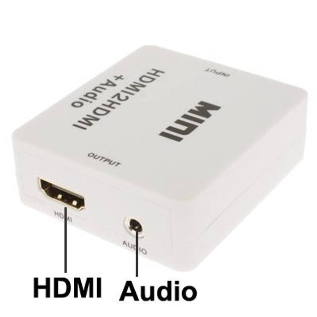HDMI To HDMI Mini + Audio Decoder Adapter