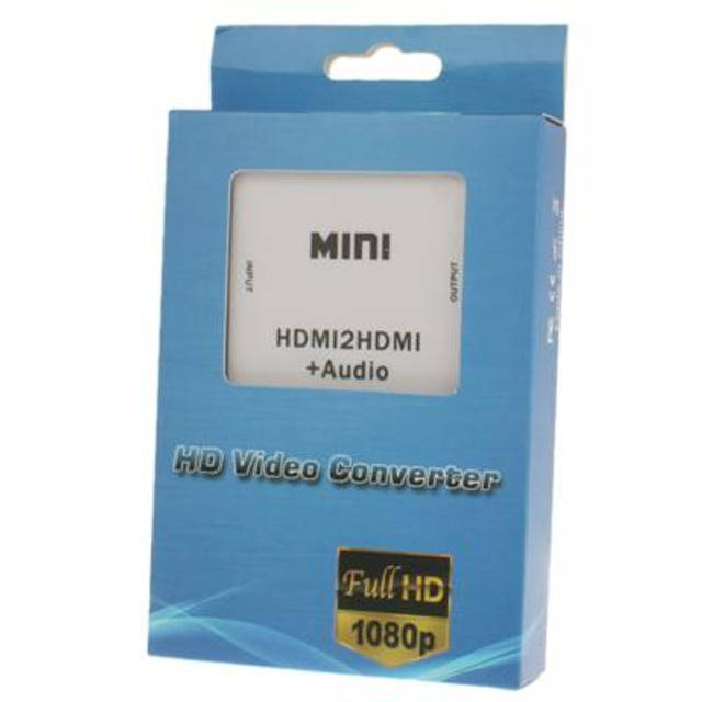 HDMI To HDMI Mini + Audio Decoder Adapter