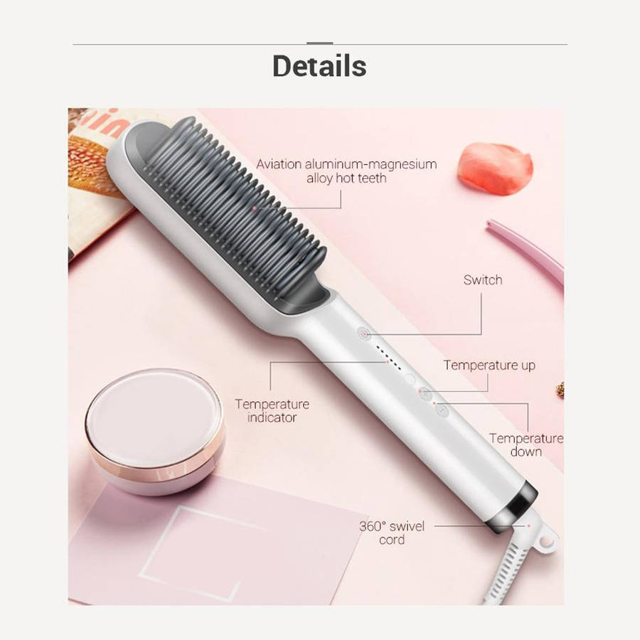 Aerbes AB-MF01 Electric Hair Straightener Comb Brush 45W