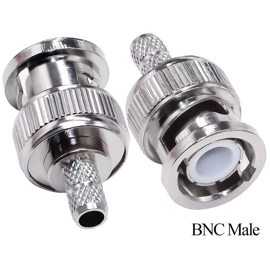 Cold Pressed BNC Male 75-5 Wire Joint Pack Of 100