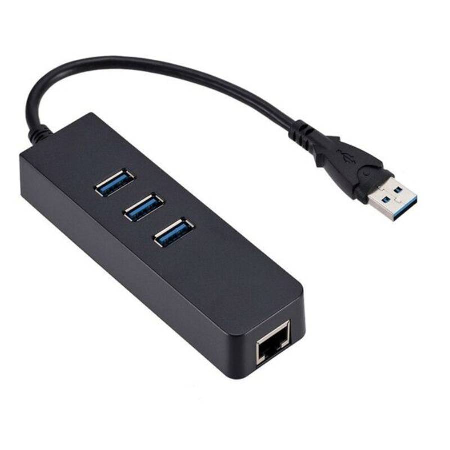 High Speed 3 Ports USB 3.0 Gigabit Ethernet Lan RJ45
