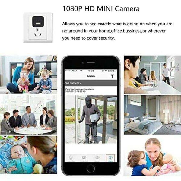 Spy USB Charger Camera Power Adapter With Micro SD Card Slot