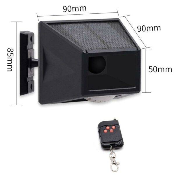 Remote Controlled Solar Alarm Lamp