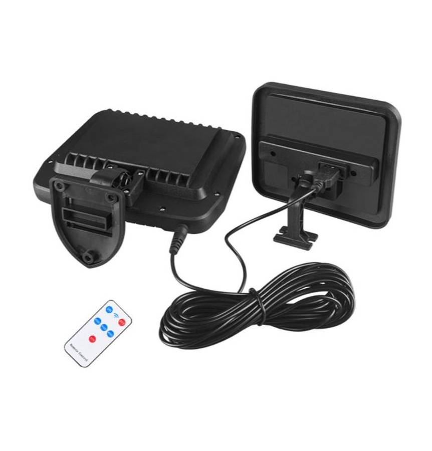 FA-JX-F144-12 Solar Powered Sensor Motion COB Light With Solar Panel And Remote Control