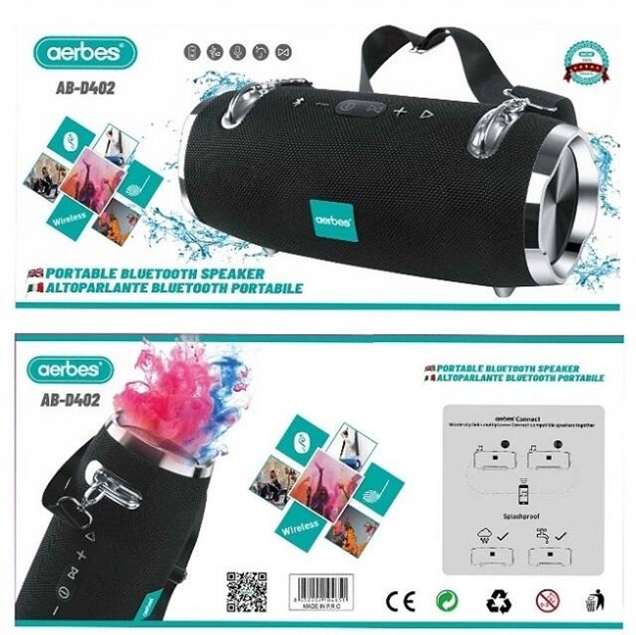 Aerbes AB-D403 Portable 2200mAH Large Capacity Battery Bluetooth Speaker